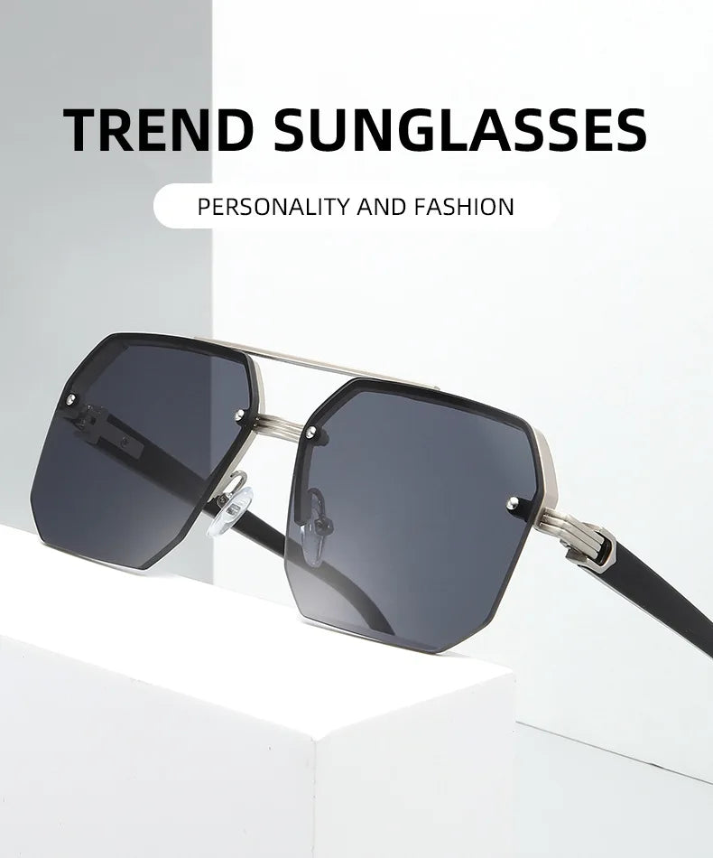 Lentes de sol de moda para hombres TOP UV400, casual, elegante