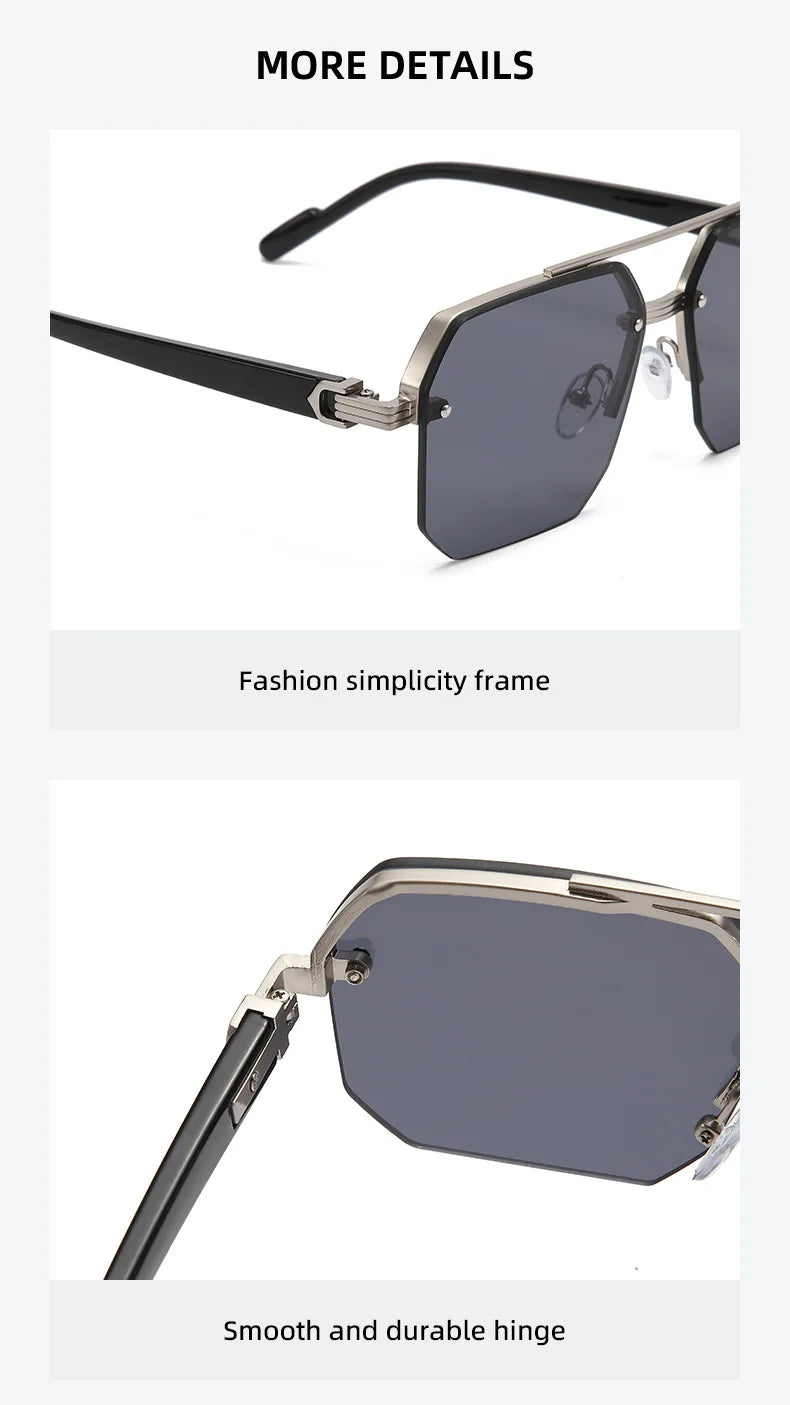 Lentes de sol de moda para hombres TOP UV400, casual, elegante
