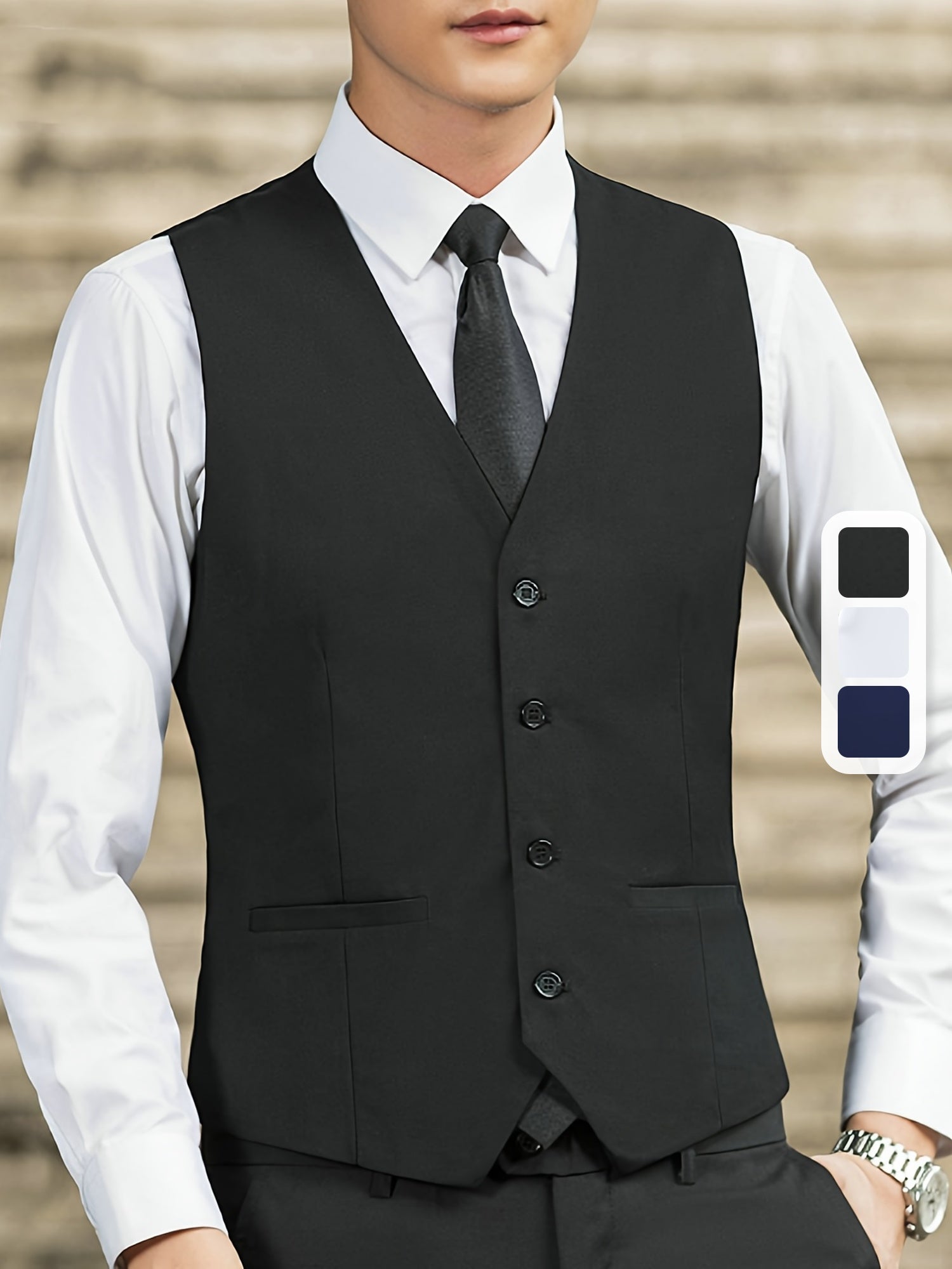 Gilette Hombre, slim fit, de 4 botones, casual de estilo ingles, perfecto para momentos elegantes como fiestas y matrimonios