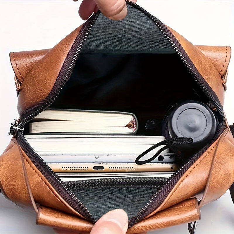 Bolso de mano 's & 's - Maletín profesional con cierre de cremallera, correa ajustable - Bolso bandolera casual de negocios para trabajo, viajes y uso diario