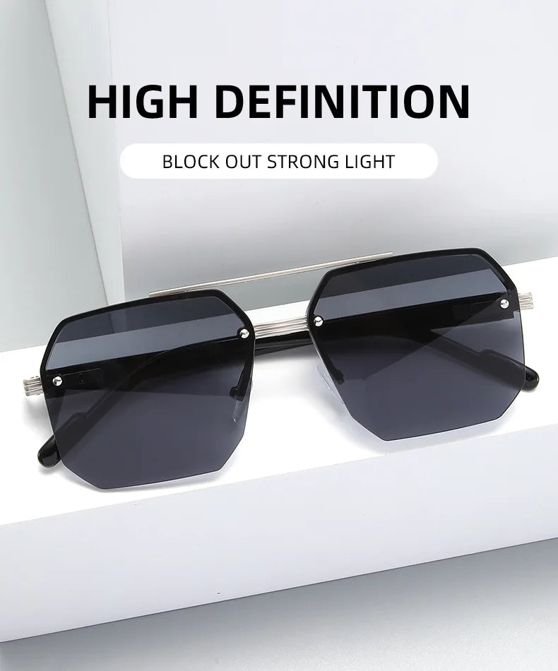 Lentes de sol de moda para hombres TOP UV400, casual, elegante