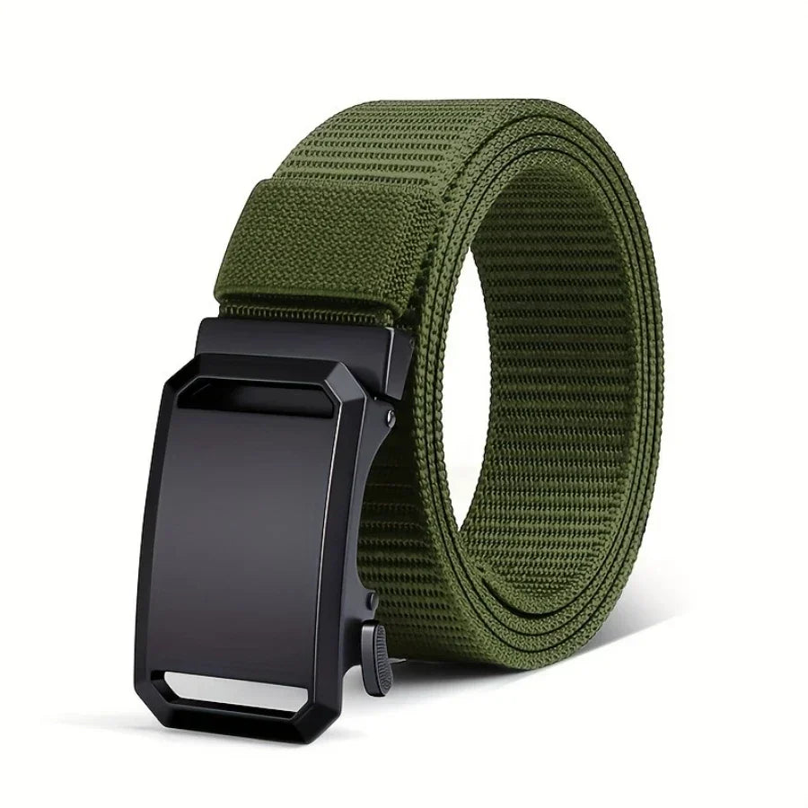2026 Nuevo cinturon Automatico, Canvas Tactical Workwear , Casual Outdoor Militar, para hombre.