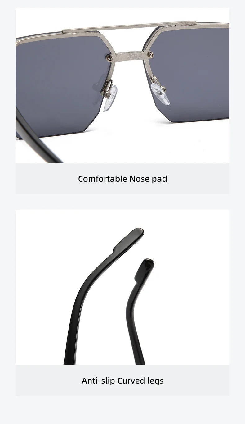 Lentes de sol de moda para hombres TOP UV400, casual, elegante