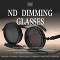 9-level ND2-400 ajustable lentes de sol ajustables anti UV / polarized sunglasses ND filter With Glasse Case Set