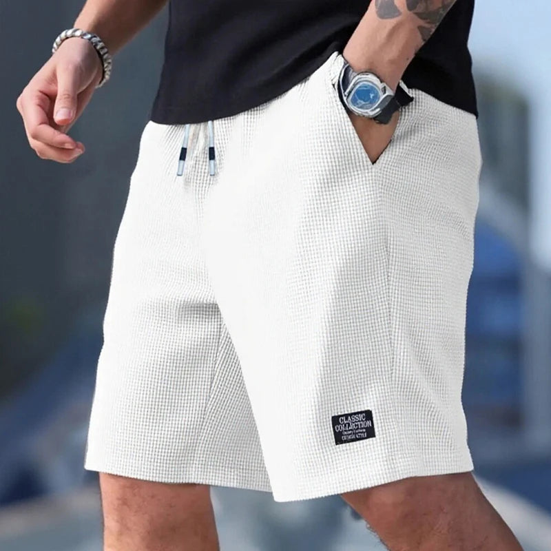 Pantalones Cortos para Hombre, Pantalones Casuales para Hombre, Pantalones Cortos de Playa para Hombre, Pantalones Cortos Deportivos para Hombre, Nueva Tela Texturizada a la Moda, Pantalones Transpirables, Adecuados para Uso