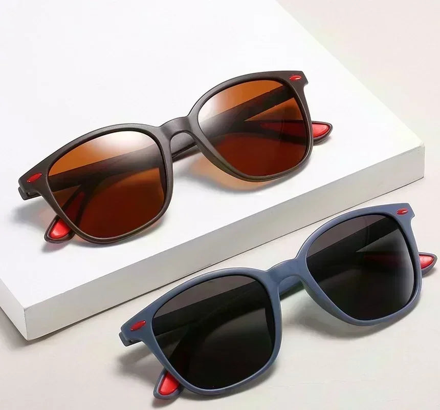 2024 New Unisex RectangularVintage Lentes de Sol Retro Hombre Casual UV400
