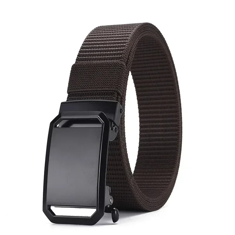 2026 Nuevo cinturon Automatico, Canvas Tactical Workwear , Casual Outdoor Militar, para hombre.